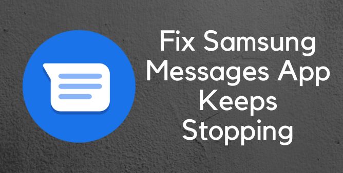 Correggere l'applicazione Messaggi di Samsung che continua a bloccarsi dopo l'aggiornamento